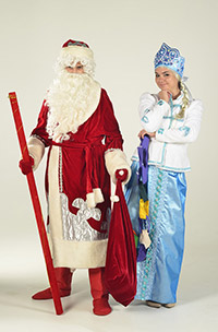Дід Мороз і Снігуронька, Санта Клаус, Святий Миколай в школу, садок, на корпоратив